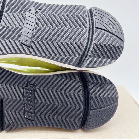 Golden Goose Running Sole Canvas PVC Toe Spur Yellow Sneakers Mens EU 41 US 8 - Picture 11 of 14